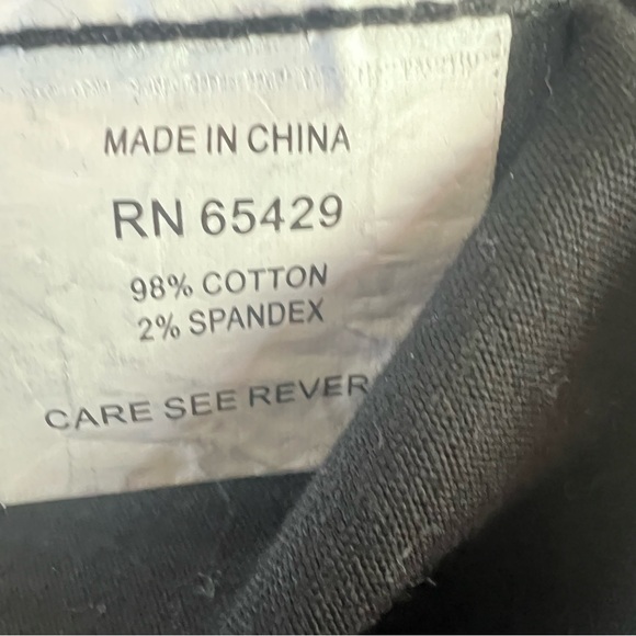 Vintage 90's Luxe Moda Black Studded Jean Jacket -- M - Picture 10 of 11